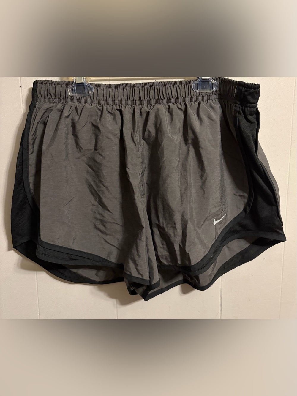 Nike Women’s Gray and Black Athletic Shorts